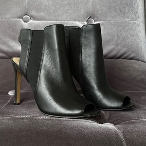 MOVING SALE Vince Camuto Leather Peep-toe Bootie Heels